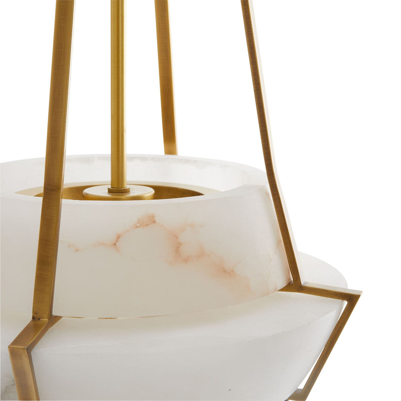 Avlireth Lampe Suspendue En Métal Et Albâtre Minimaliste Moderne