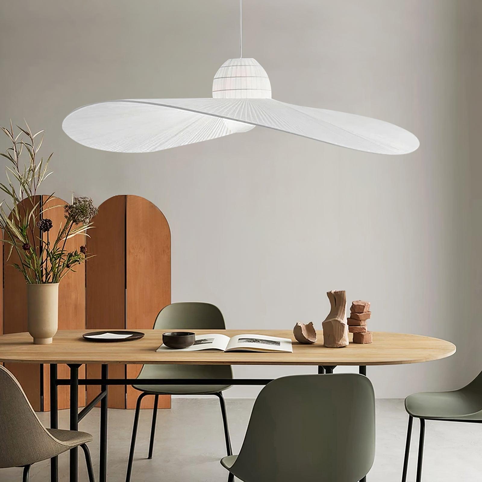 Moire Hat Suspension Tissu Plissé Moderne