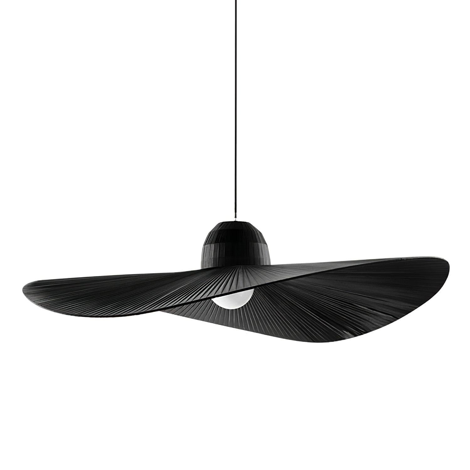 Moire Hat Suspension Tissu Plissé Moderne