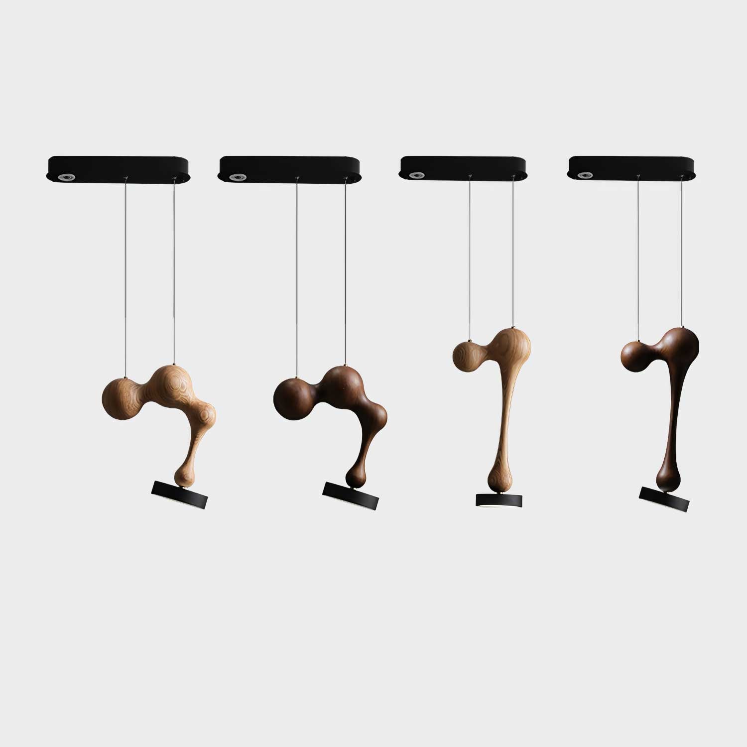 Drovia Suspension en Bois Moderne