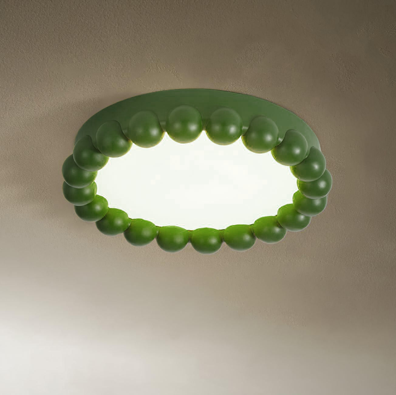Solara Plafonnier Résine Bulle Rond Ludique Doux