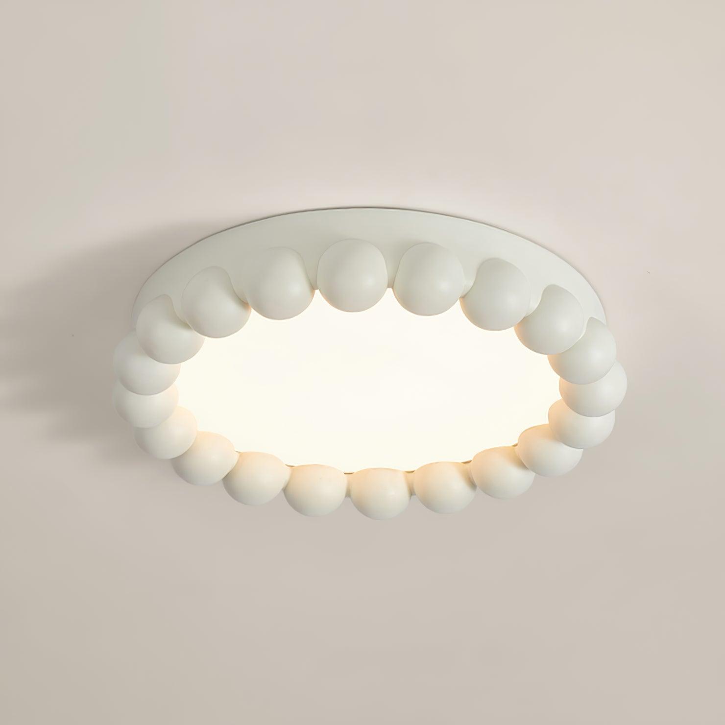 Solara Plafonnier Résine Bulle Rond Ludique Doux