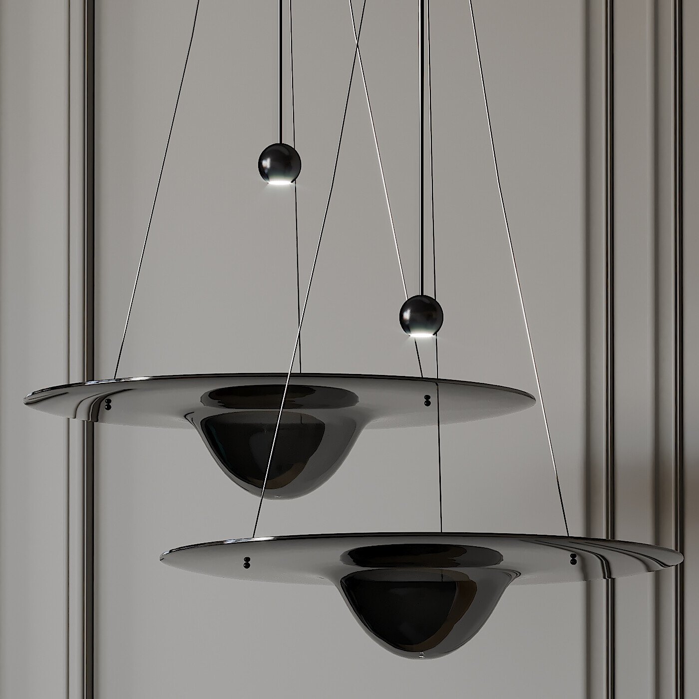 Vesperce Suspension Minimaliste en Laiton