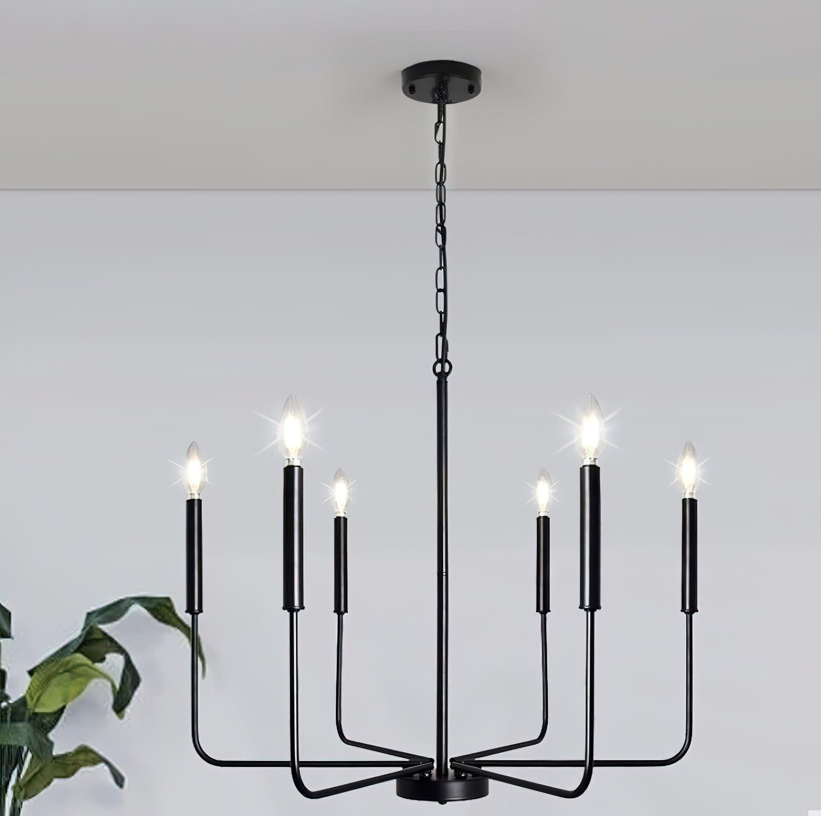 Lustra Lustre Bougie Bras Moderne