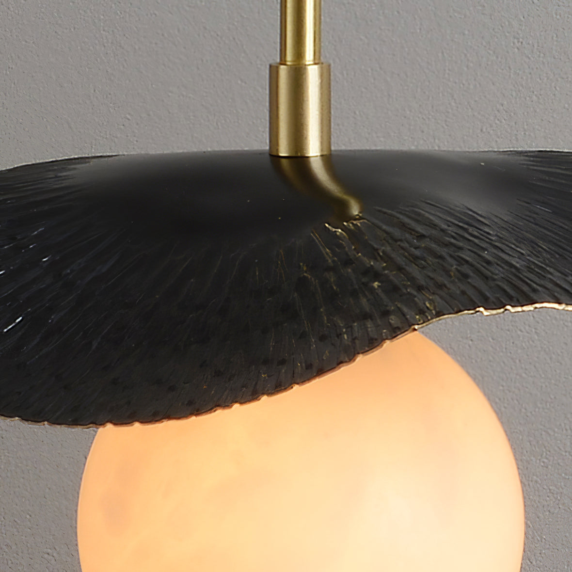 Zaraeen Lampe Suspendue En Laiton Et Albâtre Minimaliste Moderne