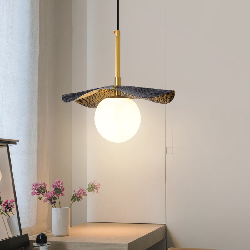 Zaraeen Lampe Suspendue En Laiton Et Albâtre Minimaliste Moderne