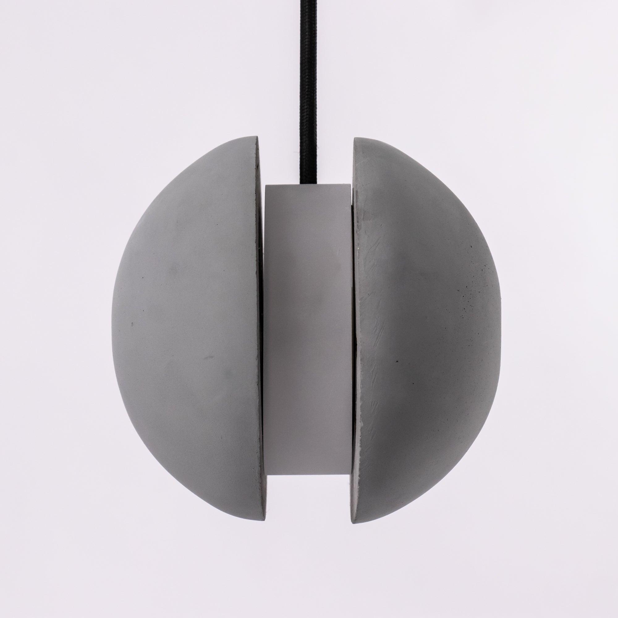 Solara Suspension Sphère en Béton Lune Minimaliste