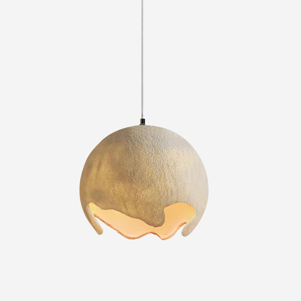 Moon Suspension Crater en Résine Curvilinéaire Minimaliste