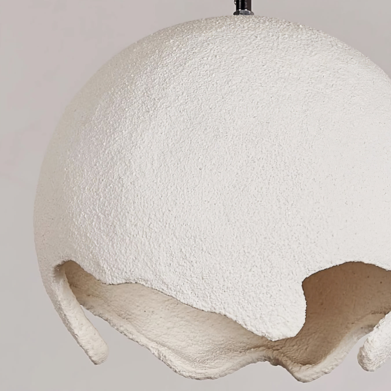 Moon Suspension Crater en Résine Curvilinéaire Minimaliste