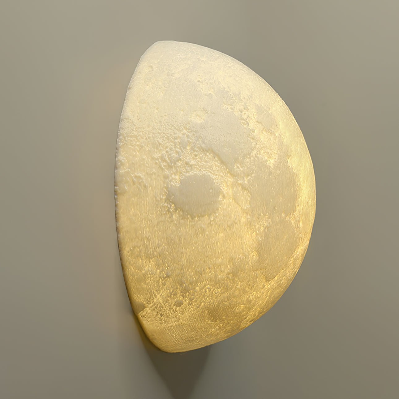 Olsolan Applique Murale 3D en Plastique Art Nordique Lune