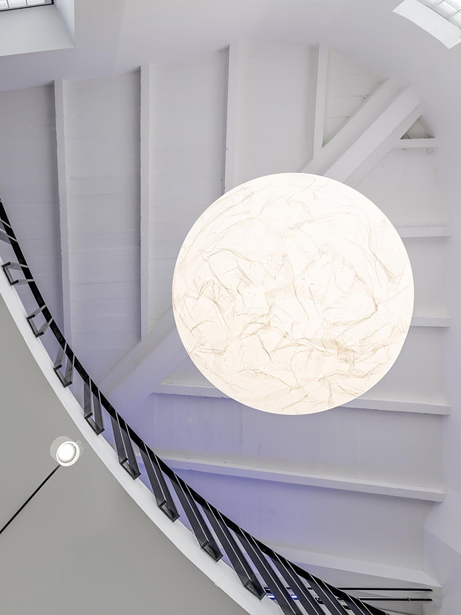 Globe Lampe Suspendue Minimaliste en Soie