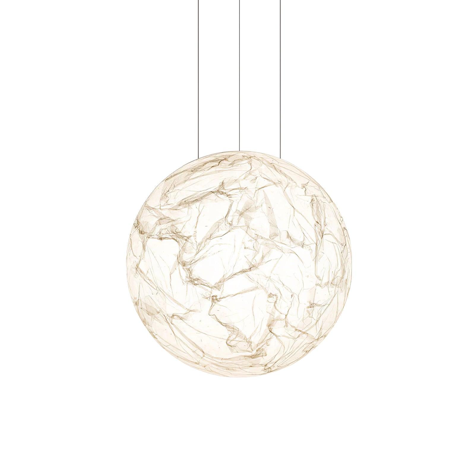 Globe Lampe Suspendue Minimaliste en Soie