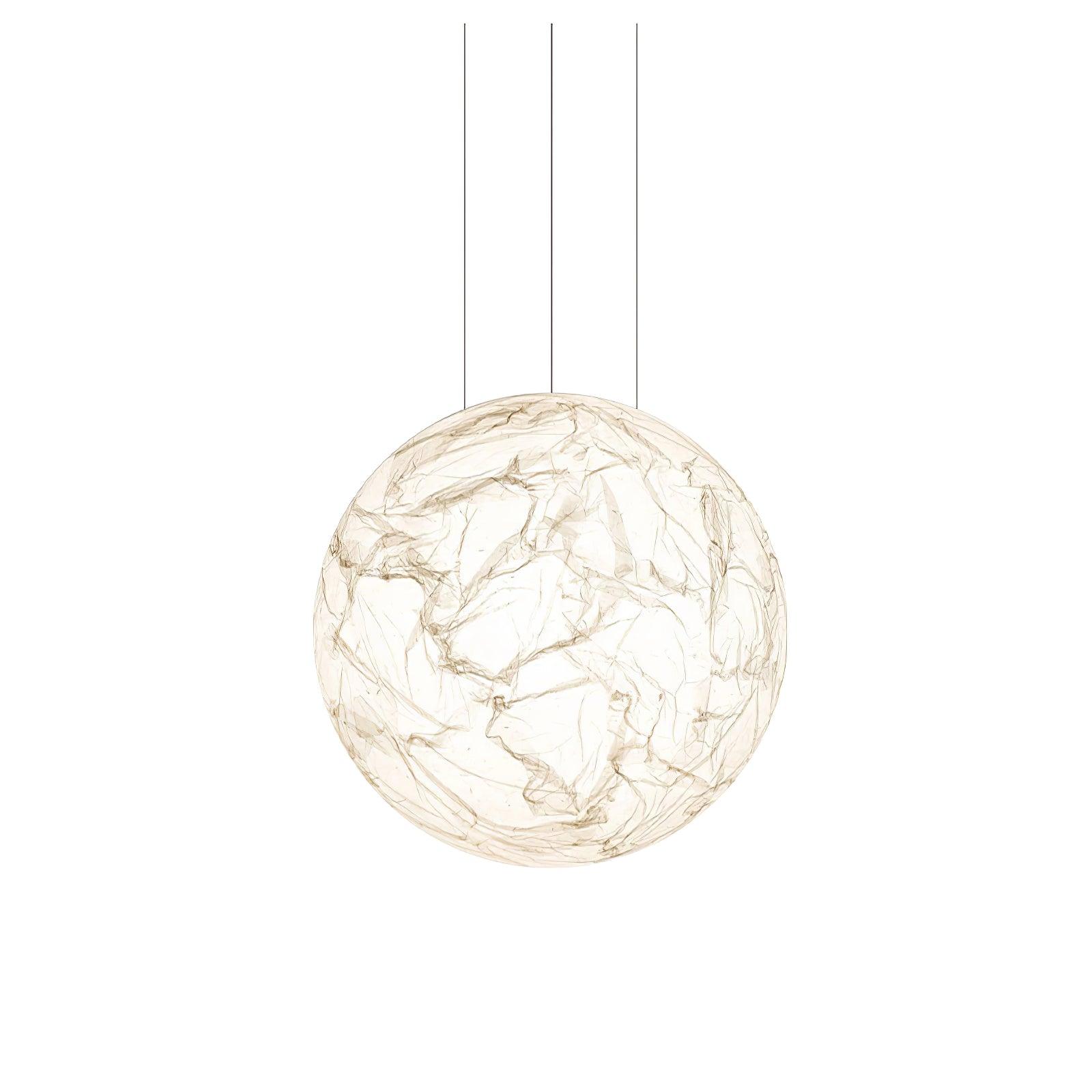 Globe Lampe Suspendue Minimaliste en Soie