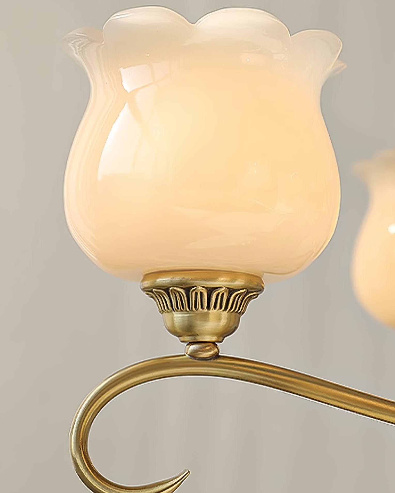 Mullan Lustre Laiton Résine Blanc Or