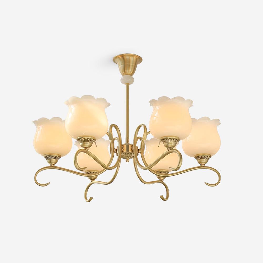 Mullan Lustre Laiton Résine Blanc Or