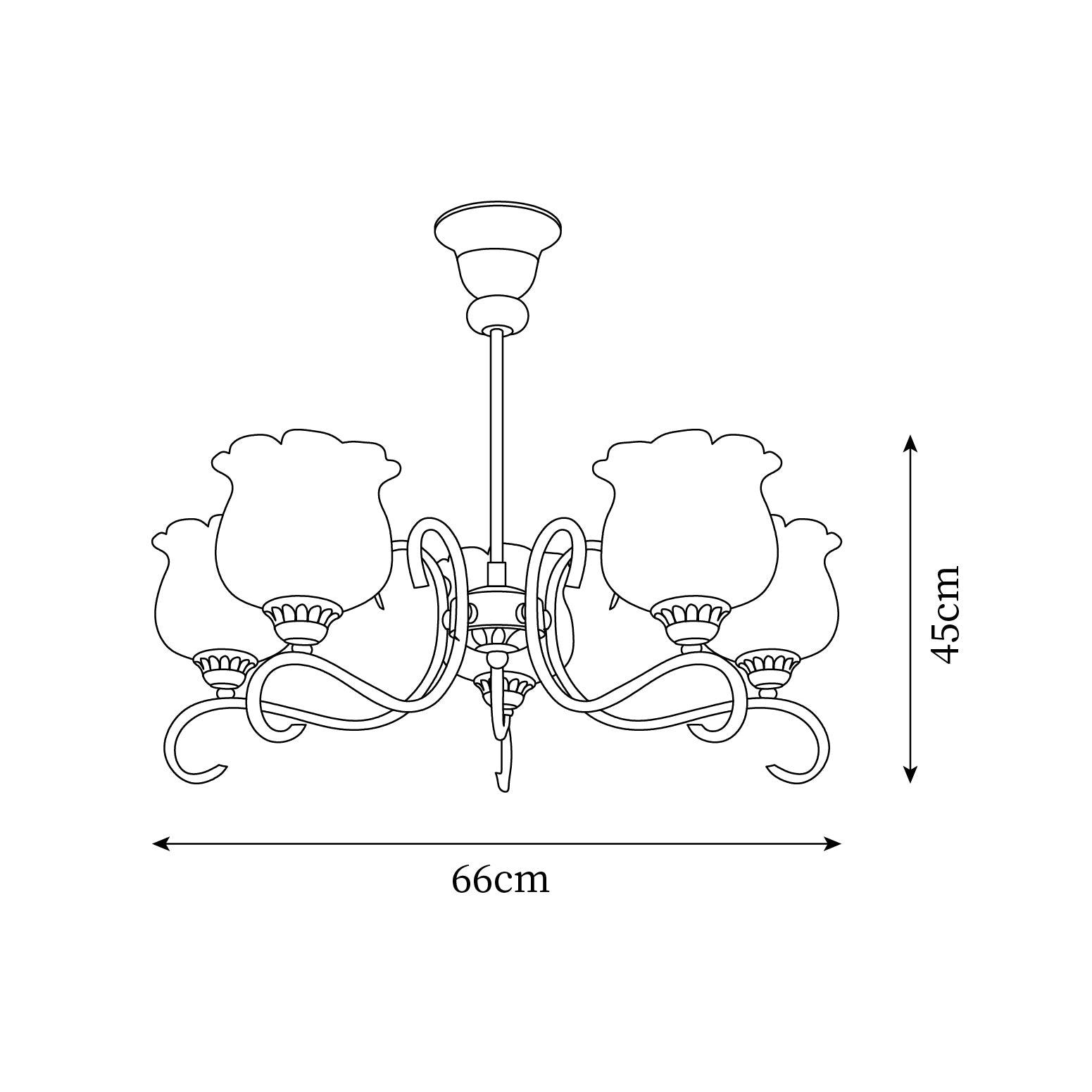 Mullan Lustre Laiton Résine Abat-jours Floraux Sculptural