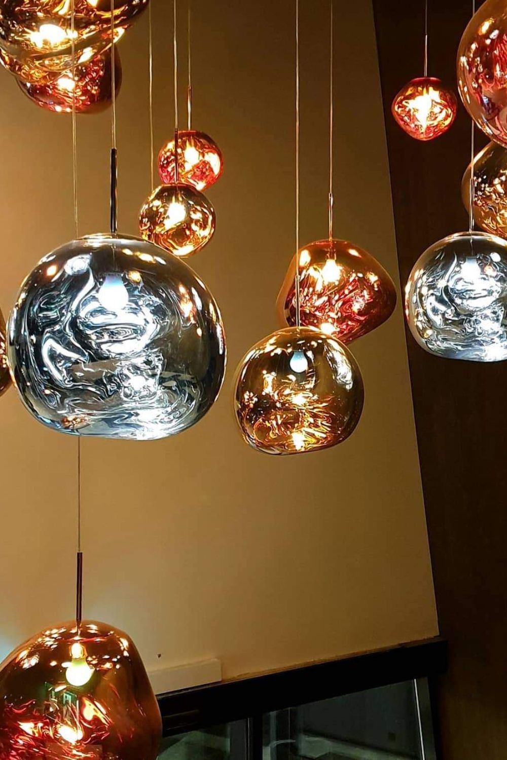 Lustra Suspension Luminaire Moderne Lava Acrylique