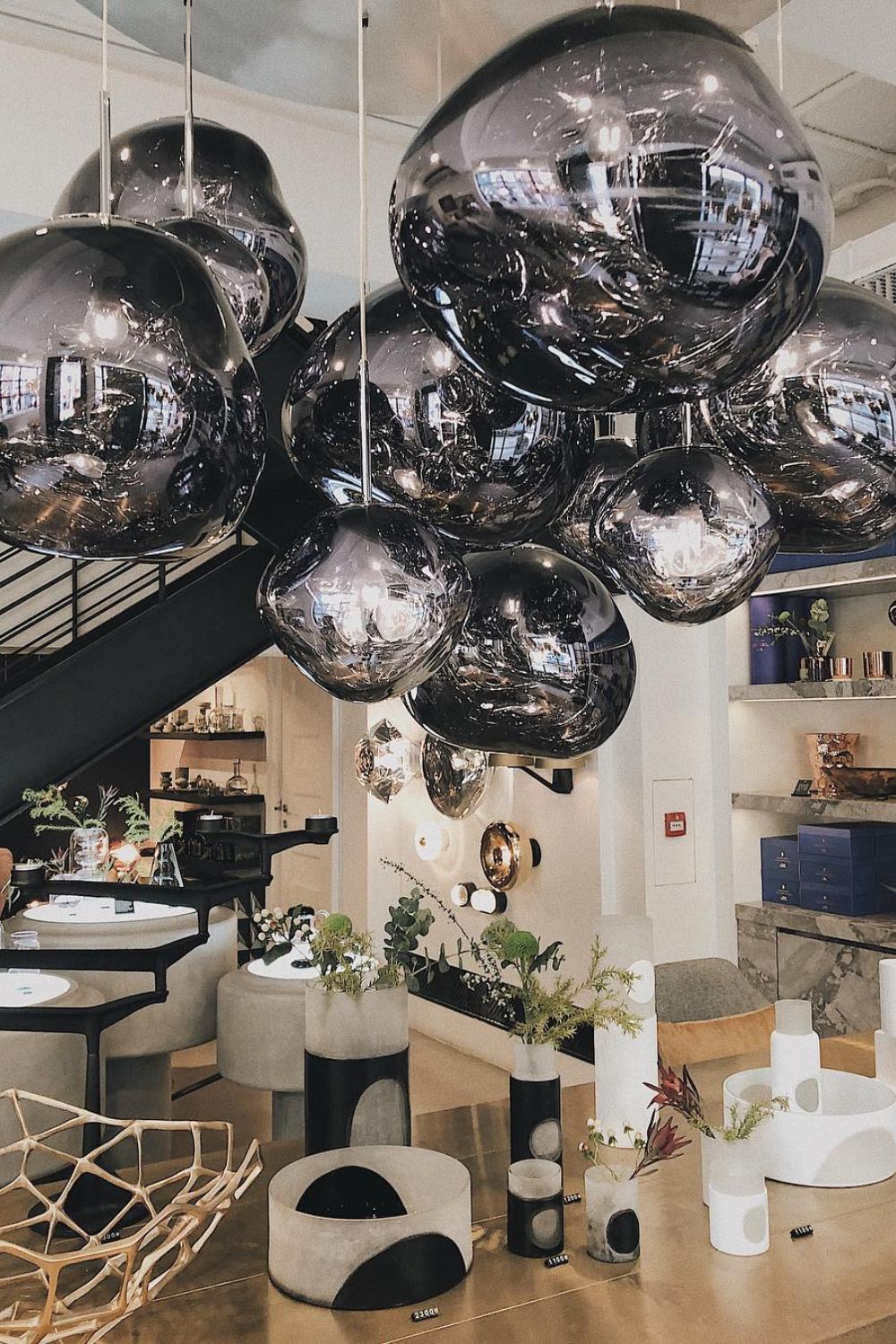 Milo Suspension Soufflé Cluster Irrégulier Sculptural