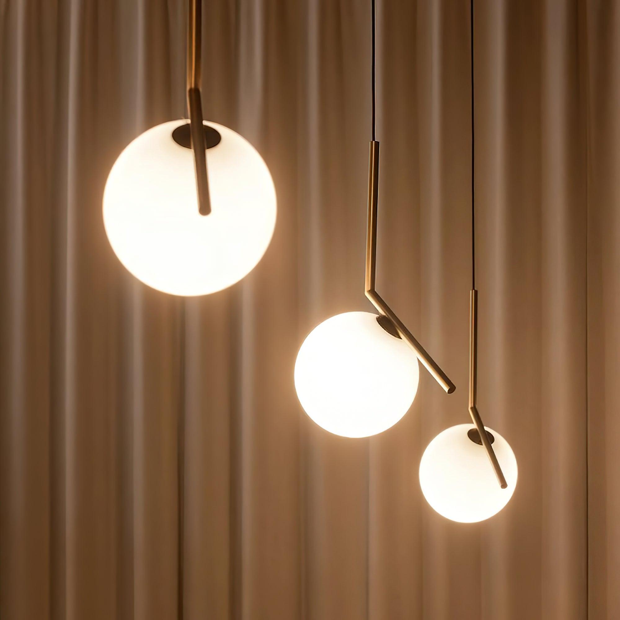 Linea  Lampe Suspension Verre