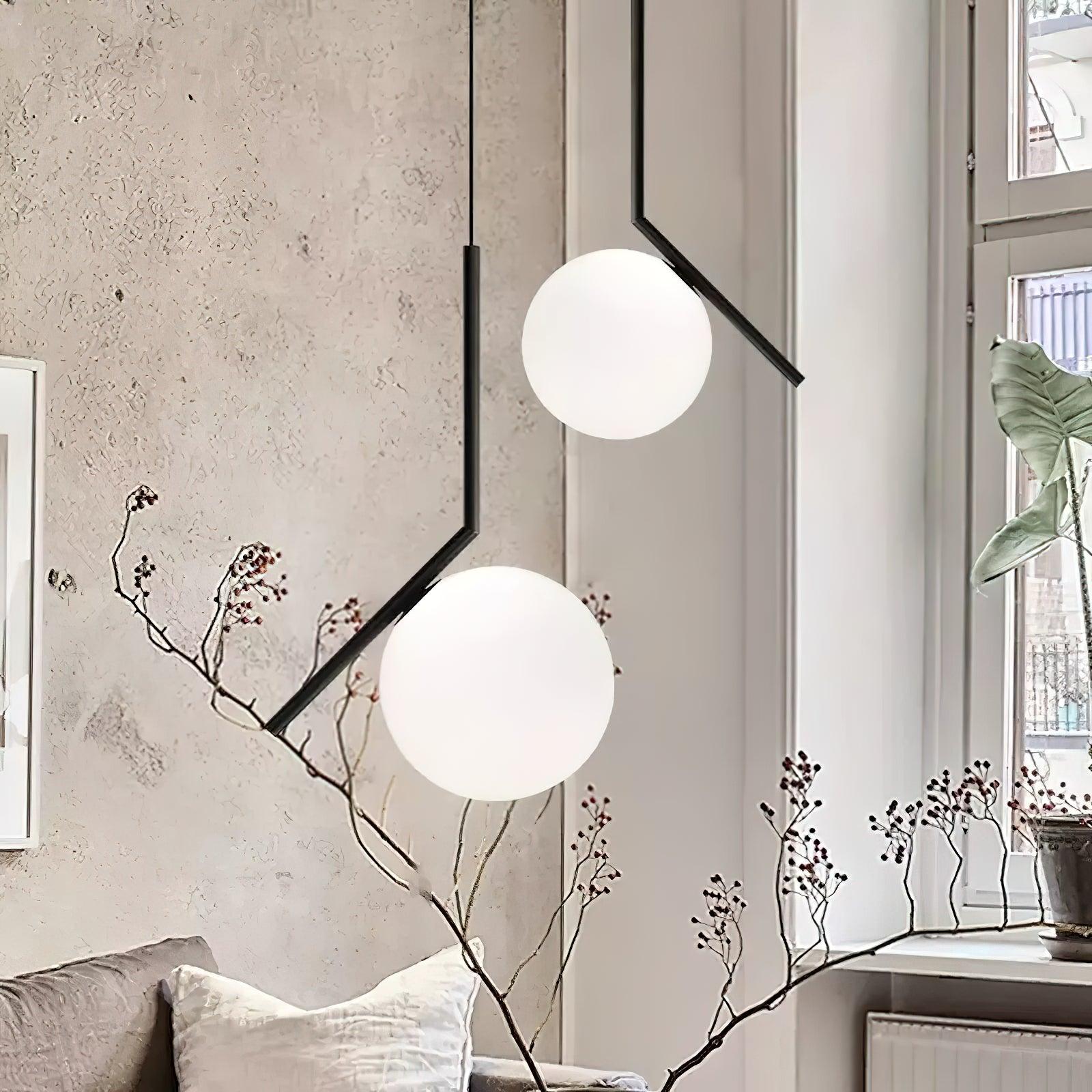 Linea  Lampe Suspension Verre