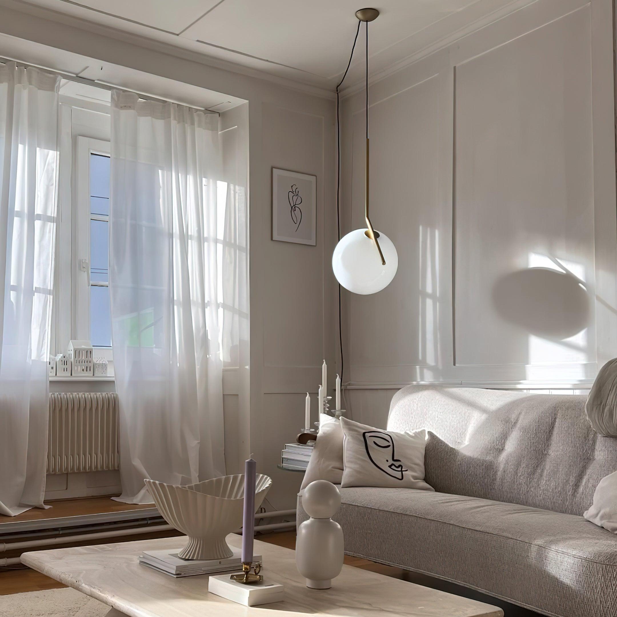 Linea  Lampe Suspension Verre
