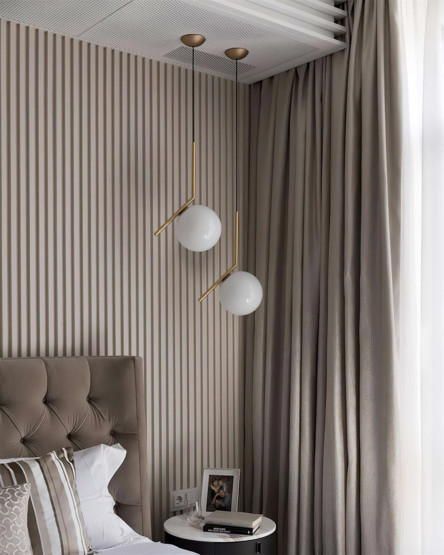 Linea  Lampe Suspension Verre