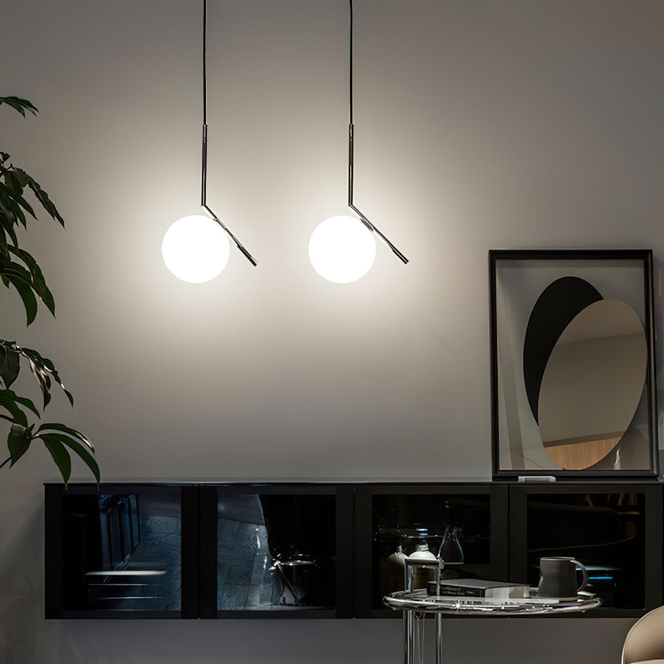 Linea  Lampe Suspension Verre