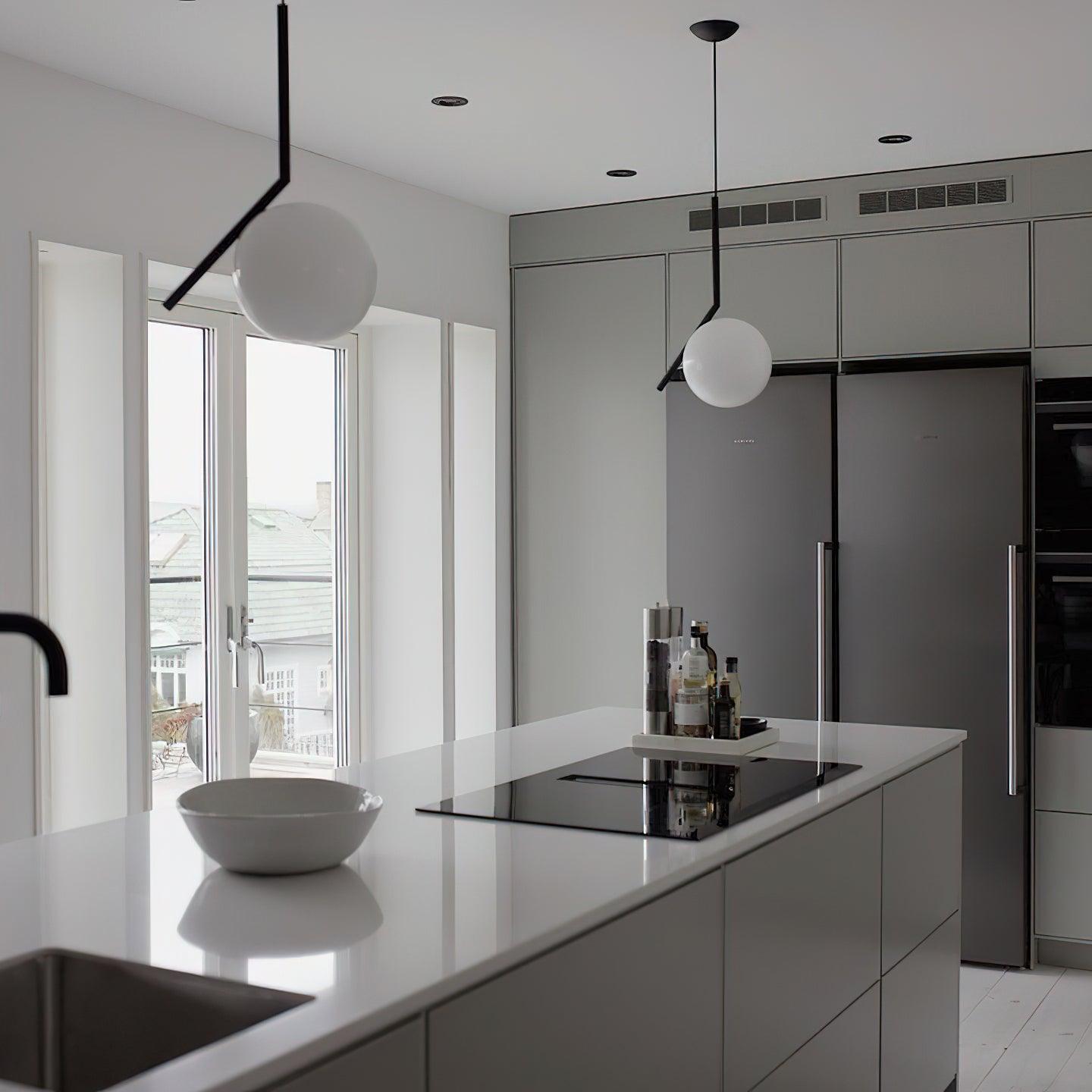 Linea  Lampe Suspension Verre