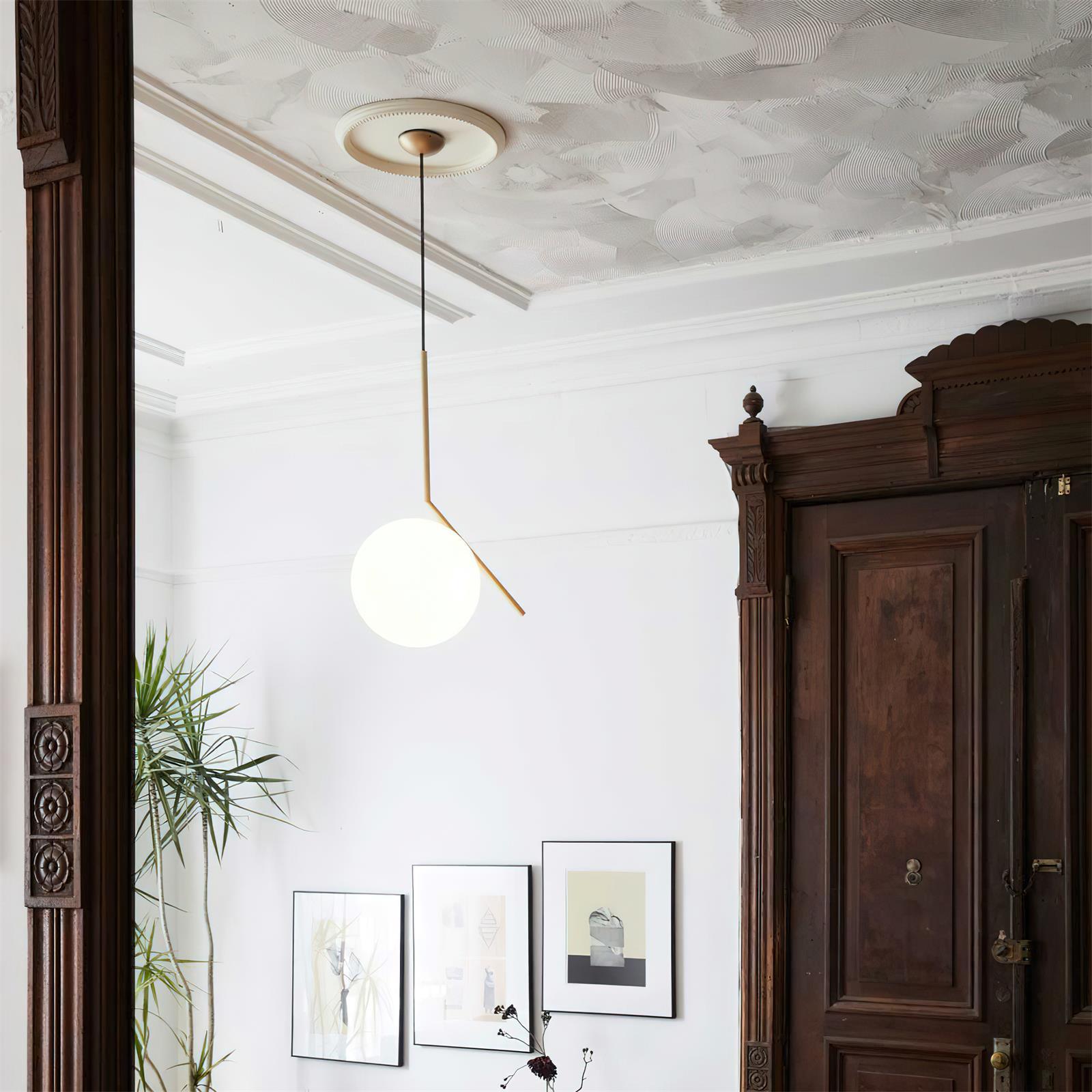 Linea  Lampe Suspension Verre