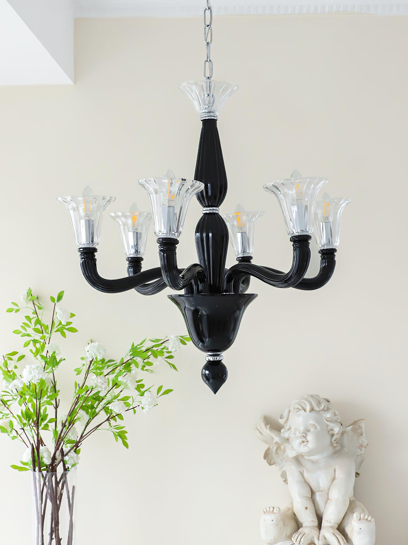 Aurora Lustre en Verre Classique