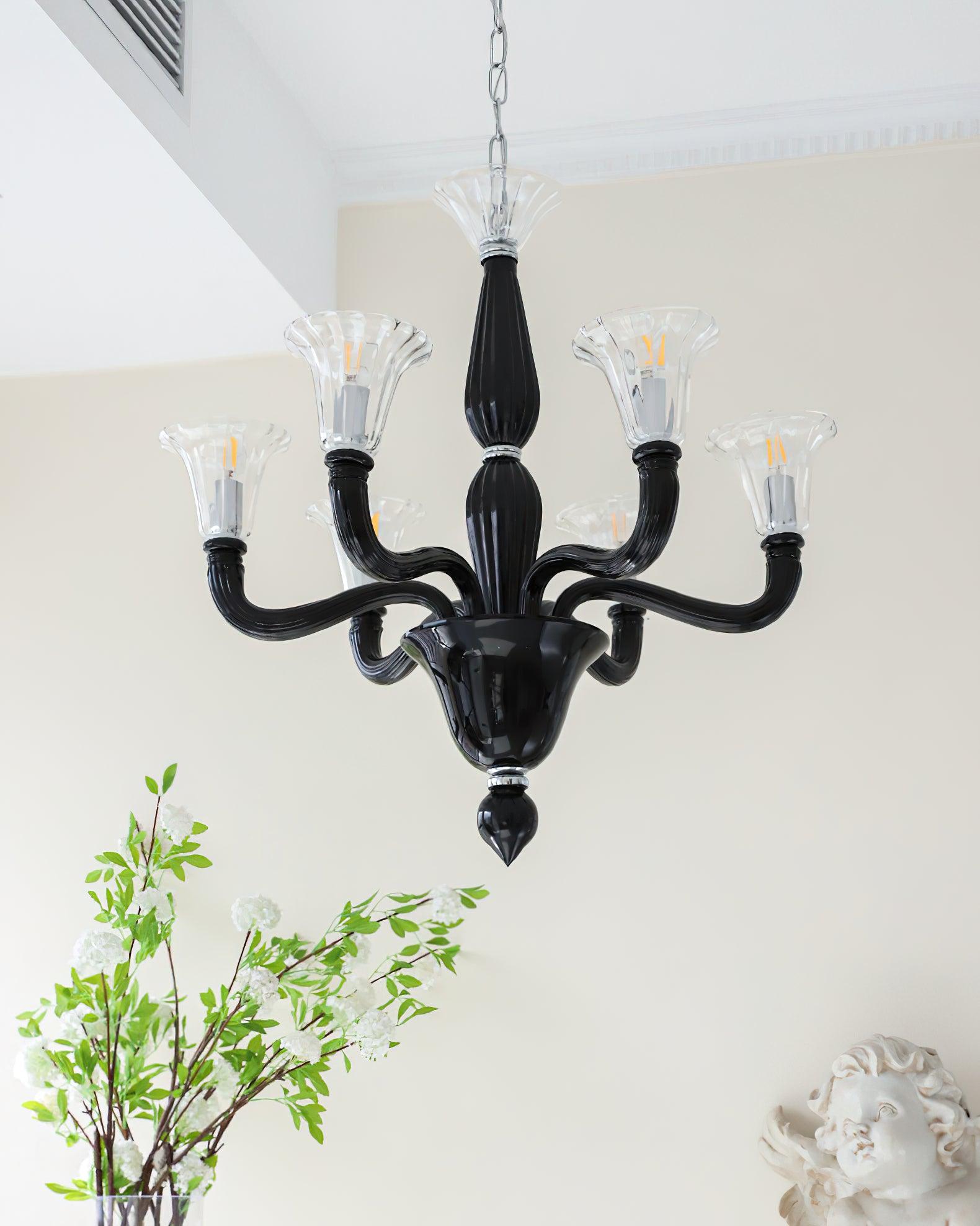 Aurora Lustre en Verre Classique