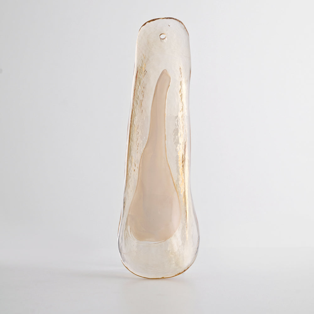 Orshaan Lustre Postmoderne de Luxe en Métal et Verre