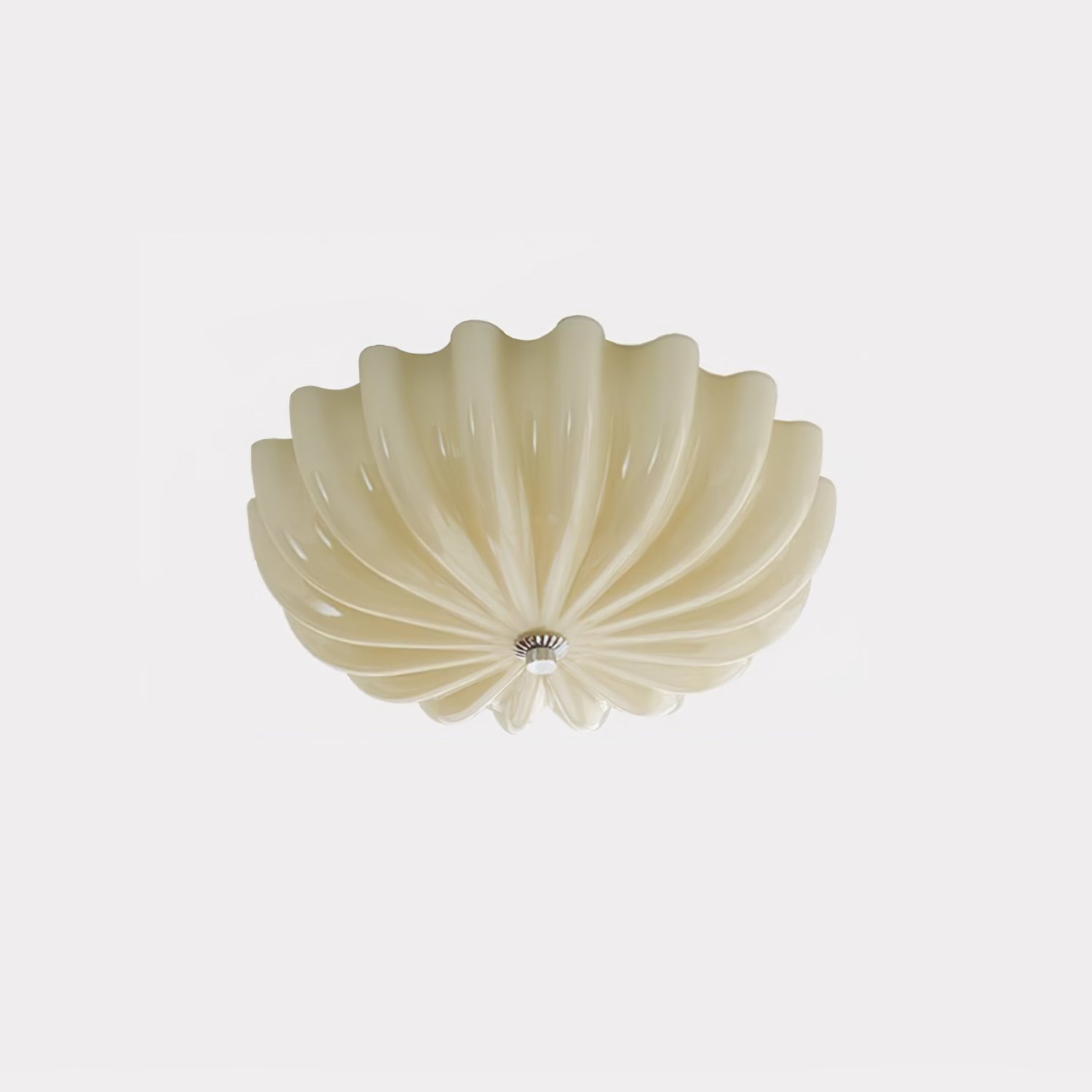 Aurora Ceiling Lamp Murano Blown Glass Shell Inspired
