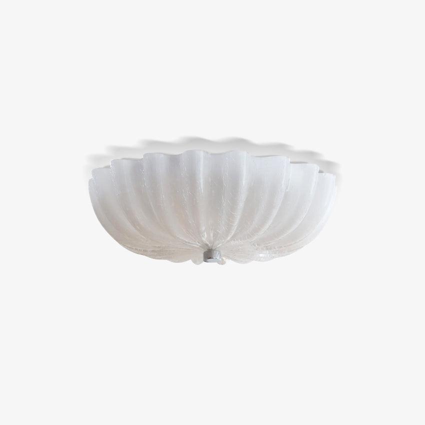 Aurora Ceiling Lamp Murano Blown Glass Shell Inspired