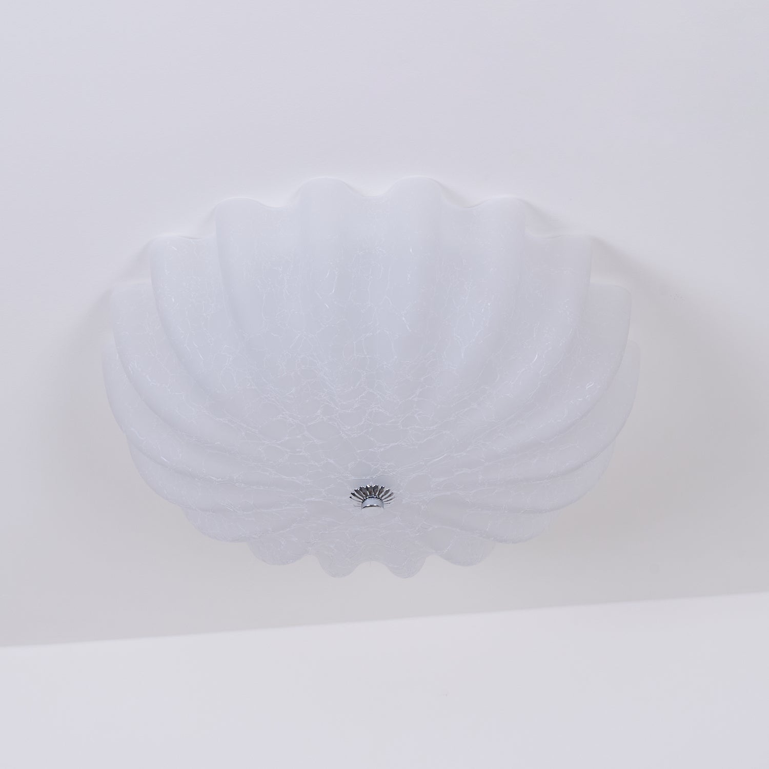 Aurora Ceiling Lamp Murano Blown Glass Shell Inspired