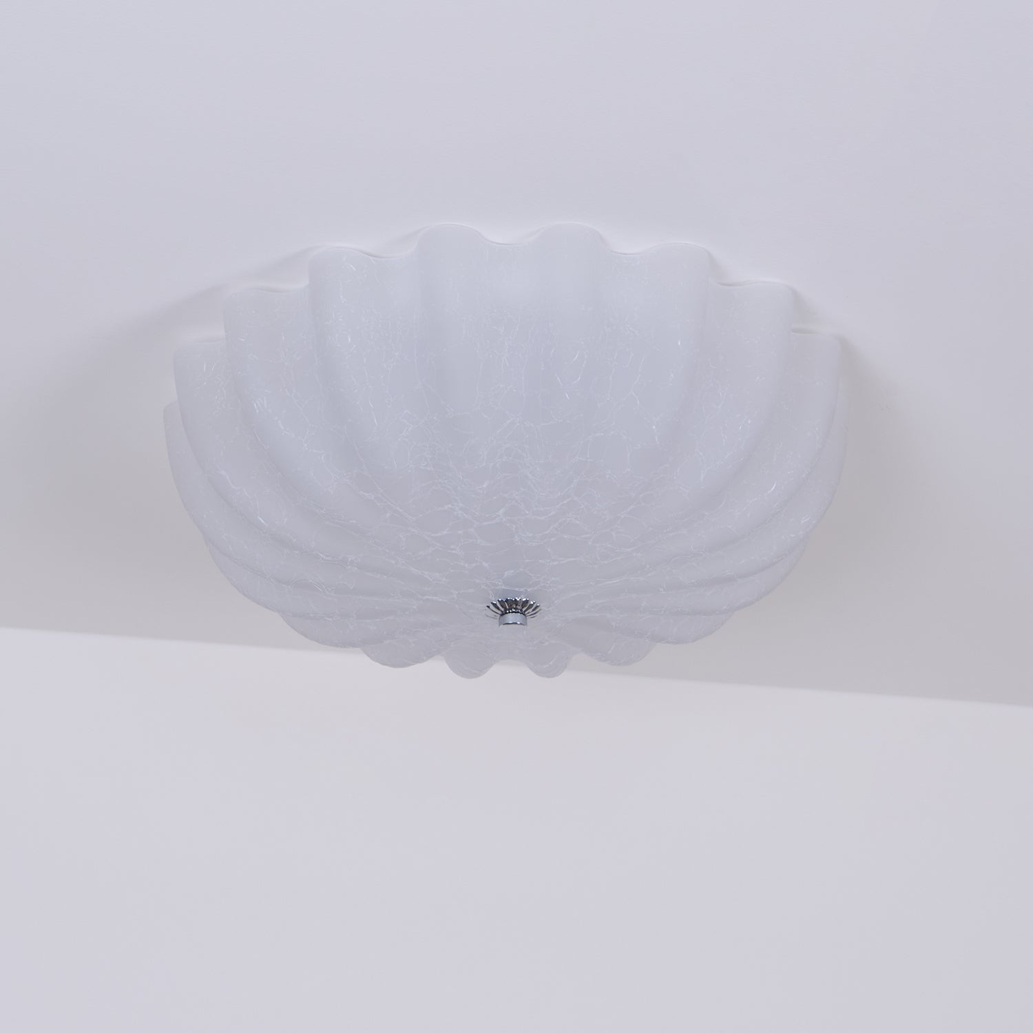 Aurora Ceiling Lamp Murano Blown Glass Shell Inspired