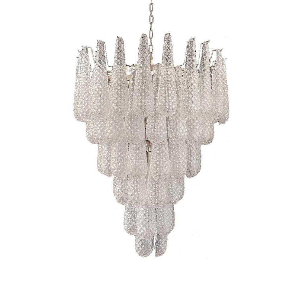 Aurora Lustre Pigne en Verre de Murano Texturé Luxe