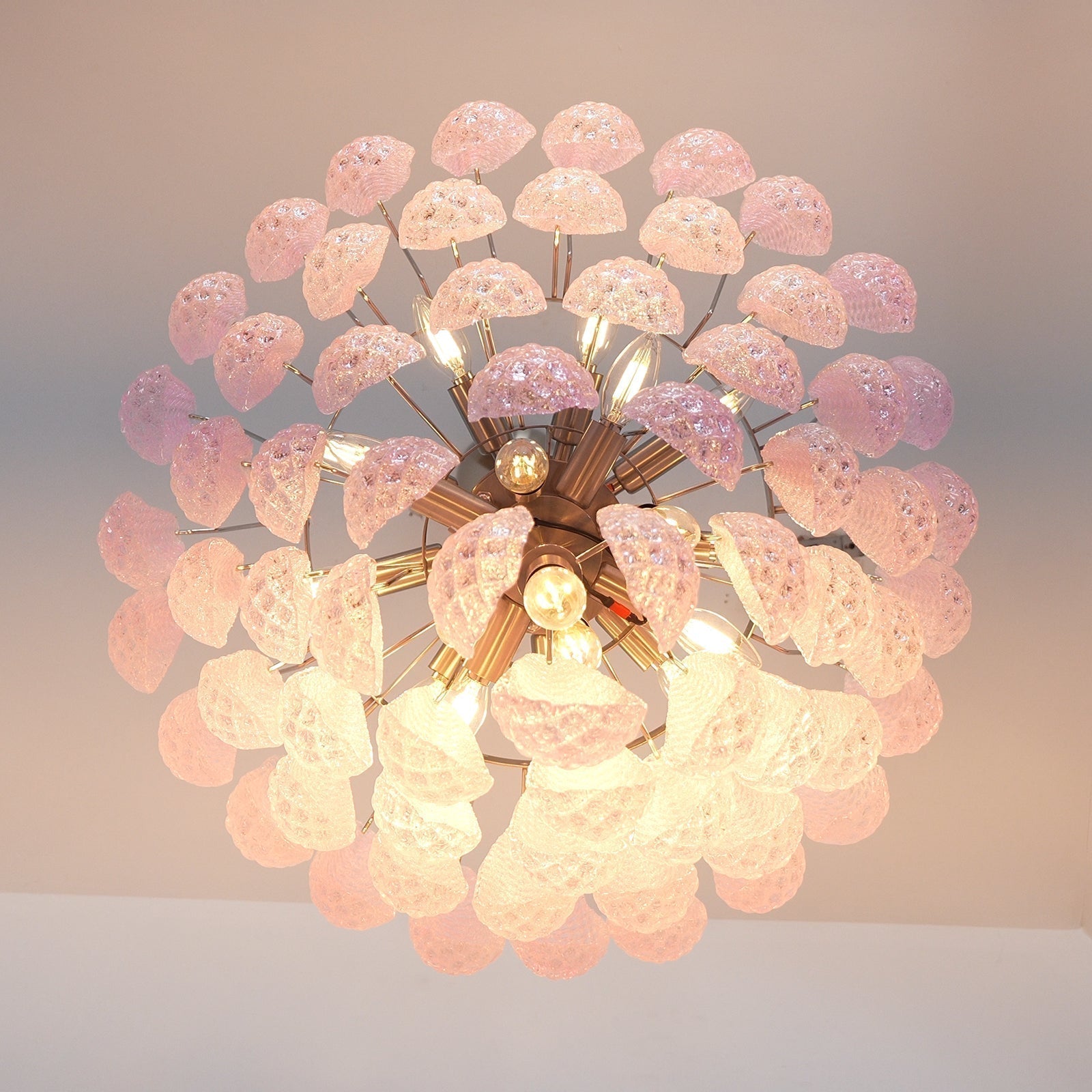 Aurora Lustre Rose Goutte Rosée Cascadant Romantique