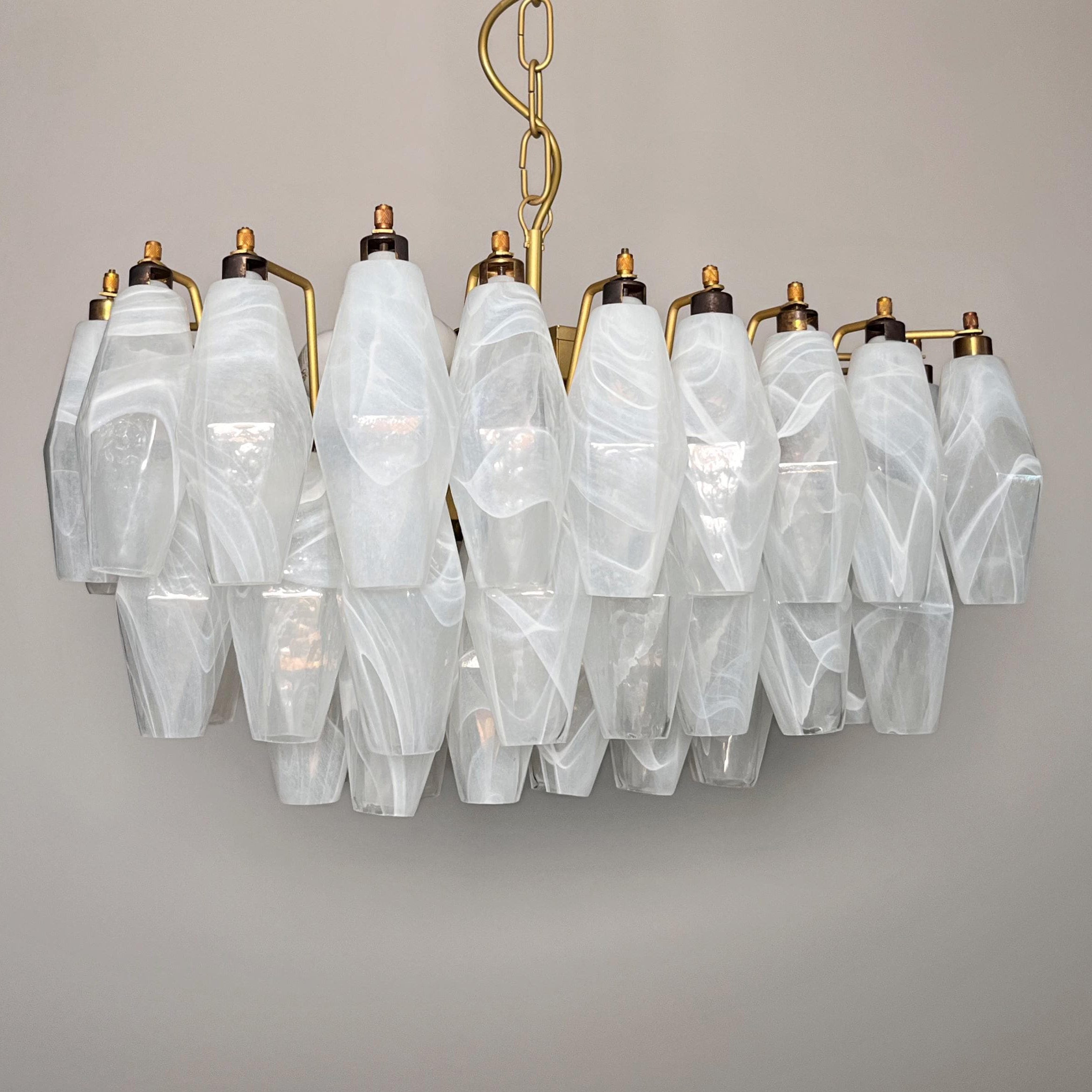 Ardoriel Lustre Postmoderne de Luxe Poliedri en Albâtre