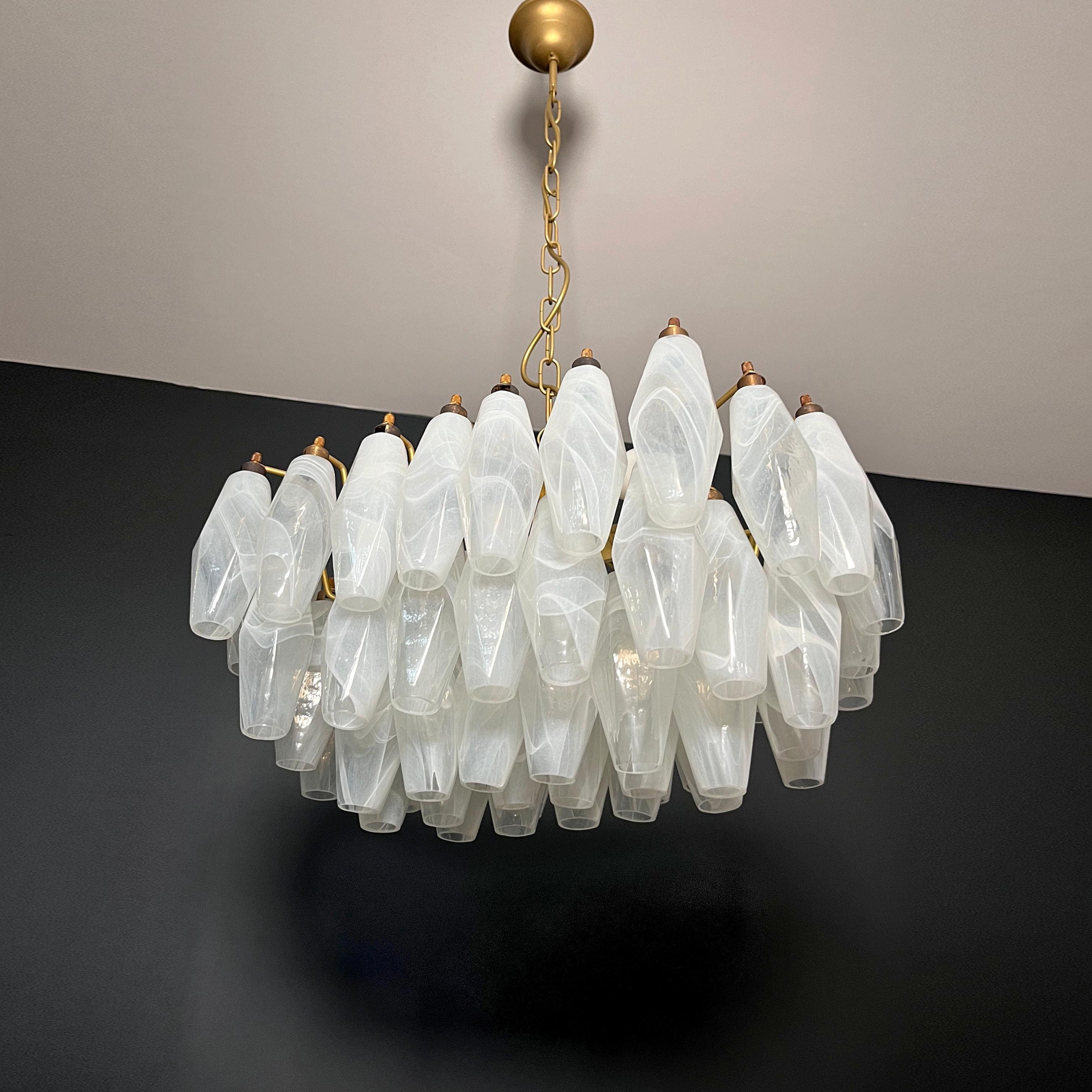 Ardoriel Lustre Postmoderne de Luxe Poliedri en Albâtre