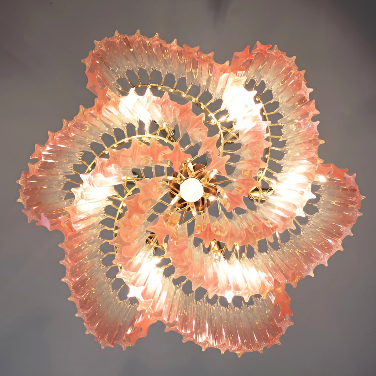 Evmararae Lustre en verre dégradé