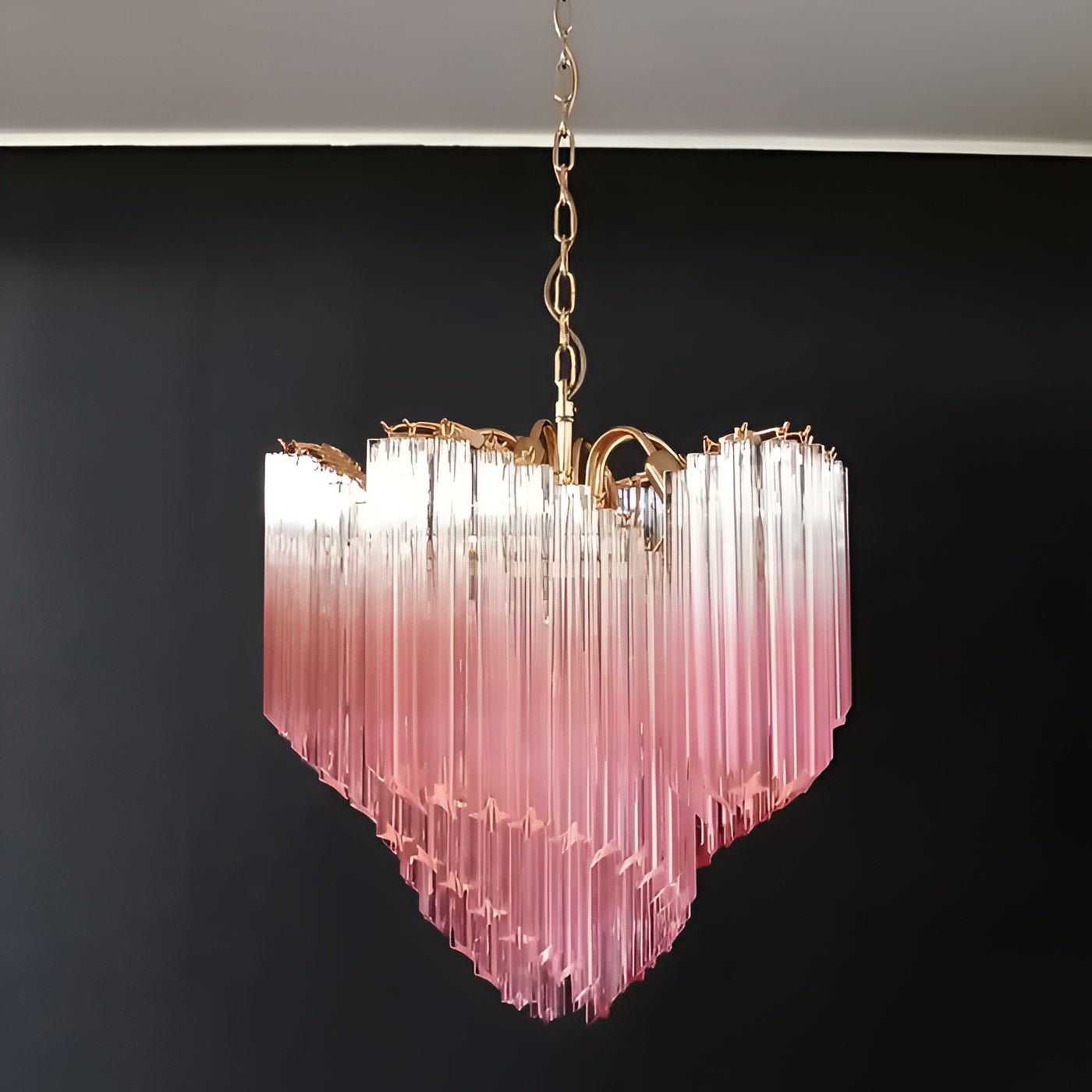 Evmararae Lustre en verre dégradé