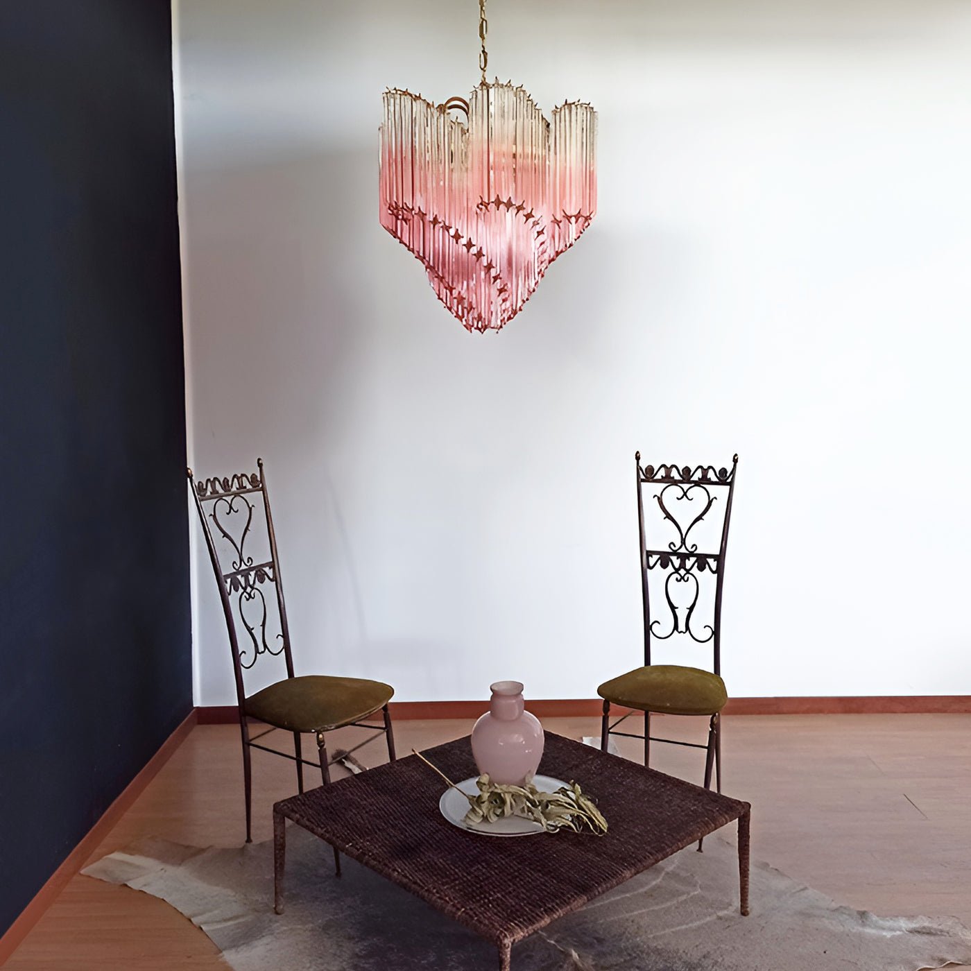 Evmararae Lustre en verre dégradé