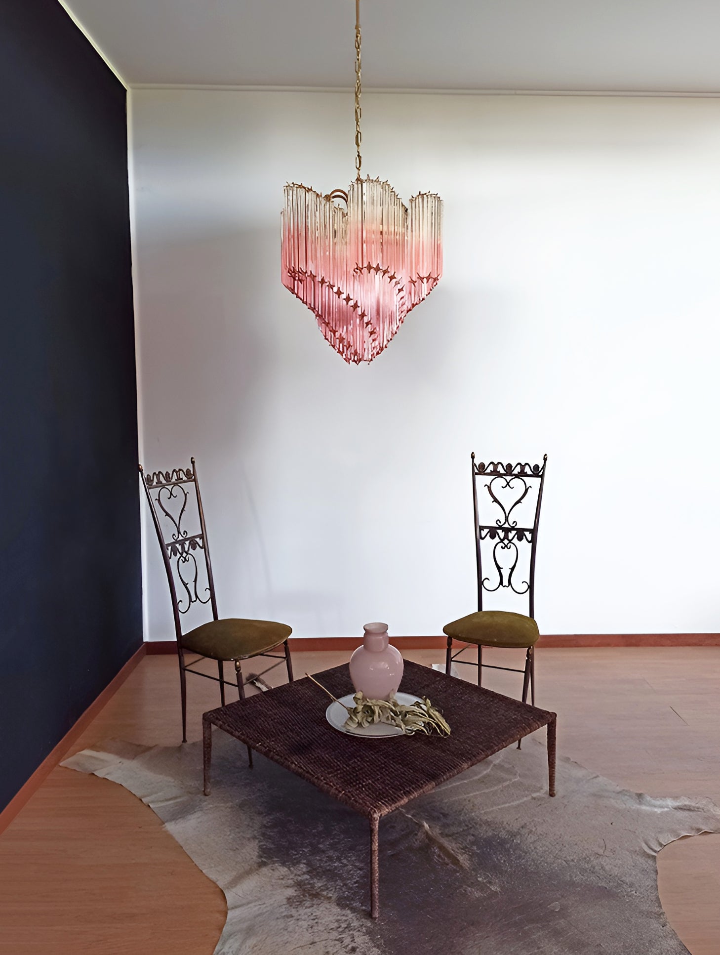 Evmararae Lustre en verre dégradé
