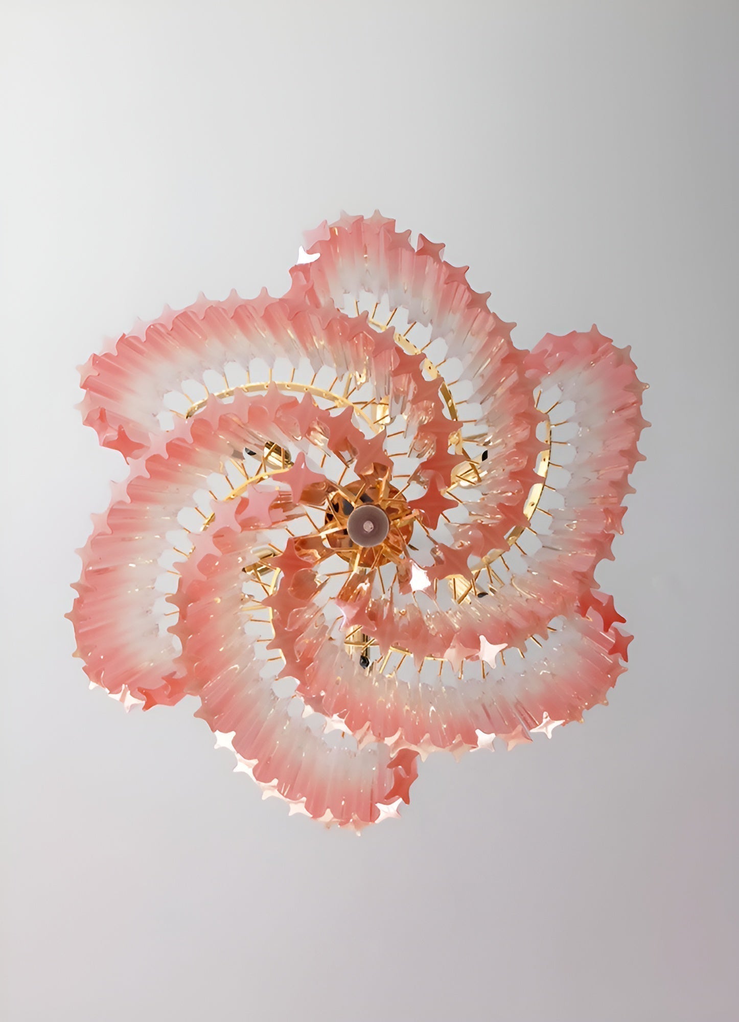Evmararae Lustre en verre dégradé