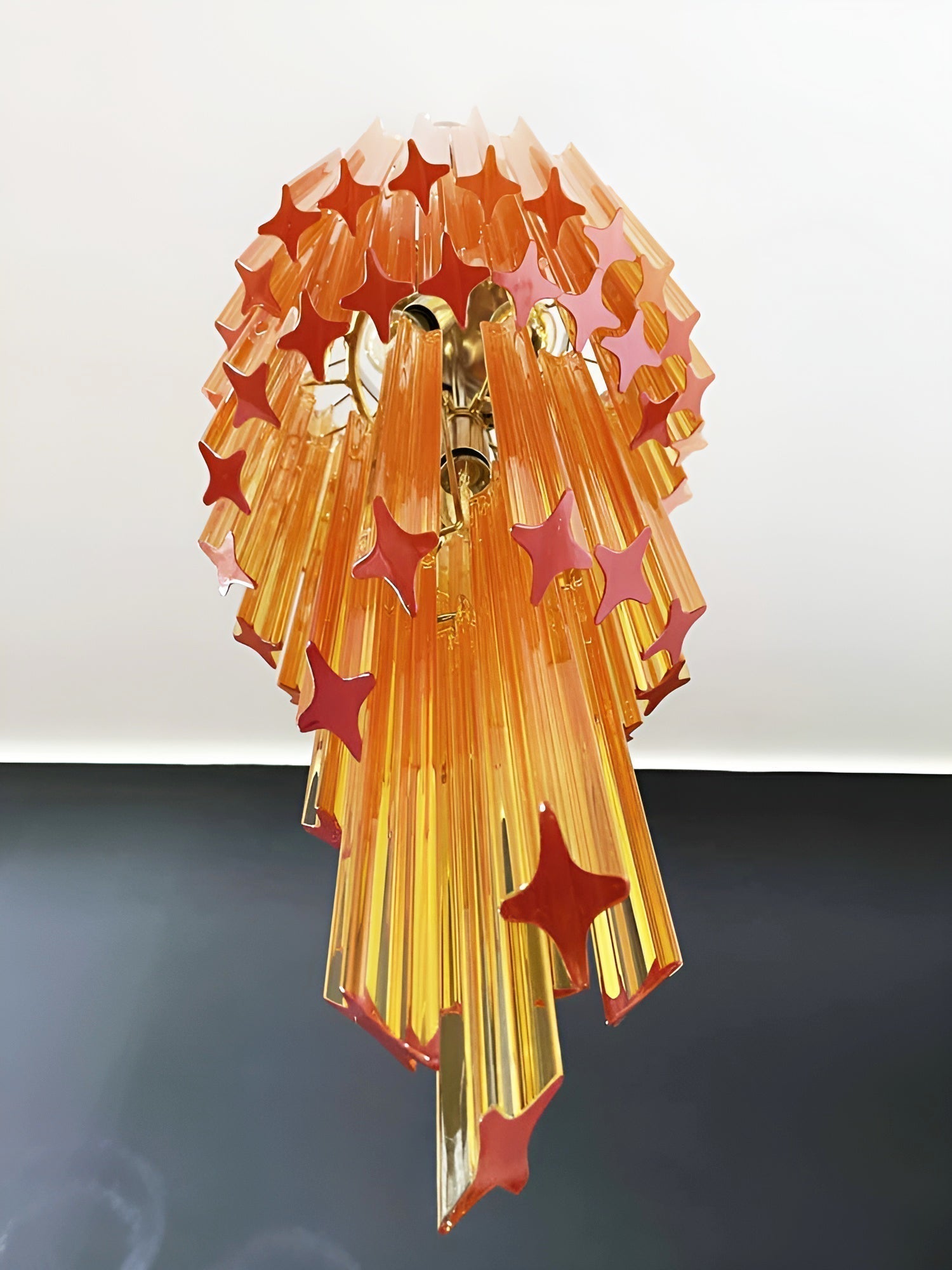 Aurora Lustre Spiral Prism Rose Superposé