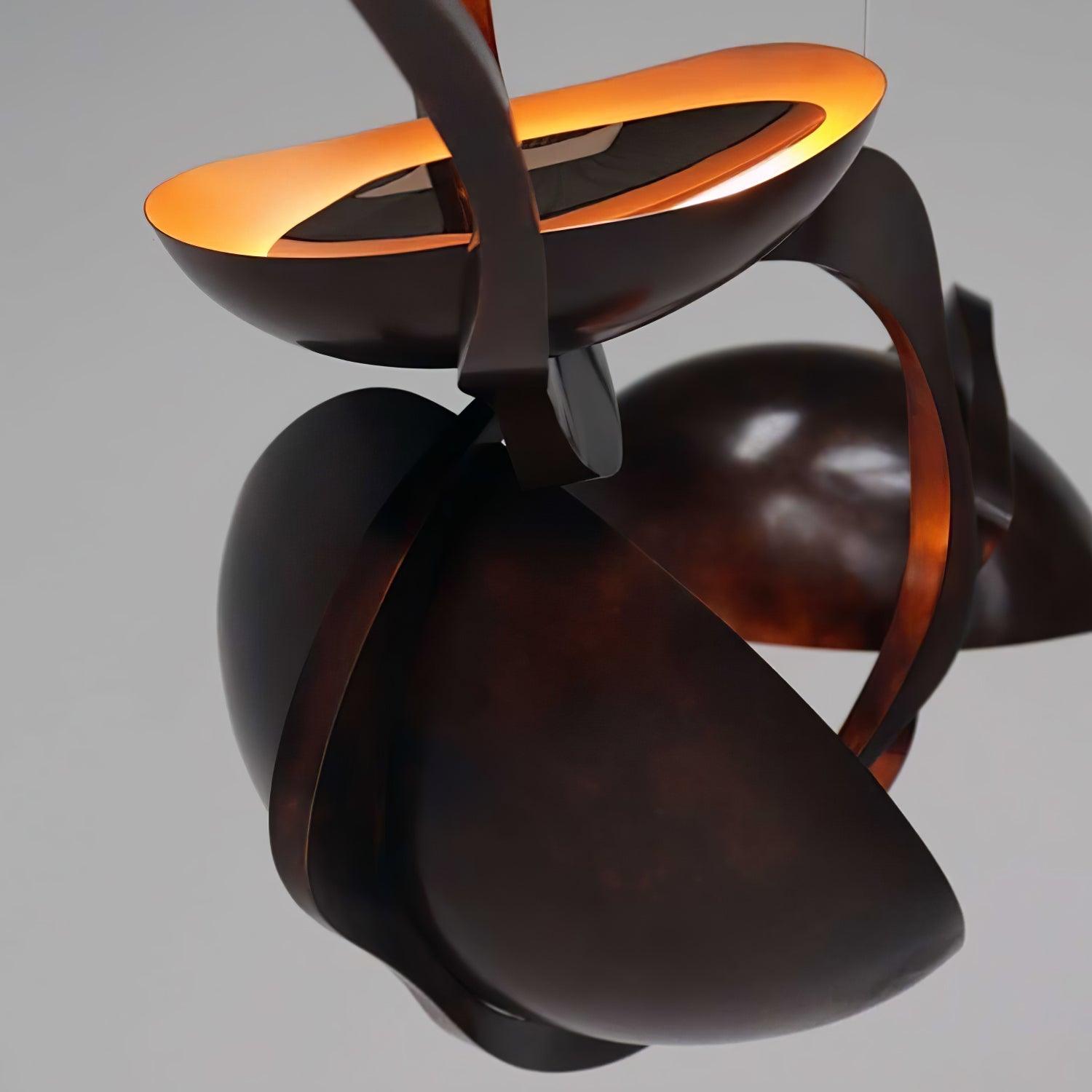 Lustra Suspension Lampe LED Artistique pour Salon