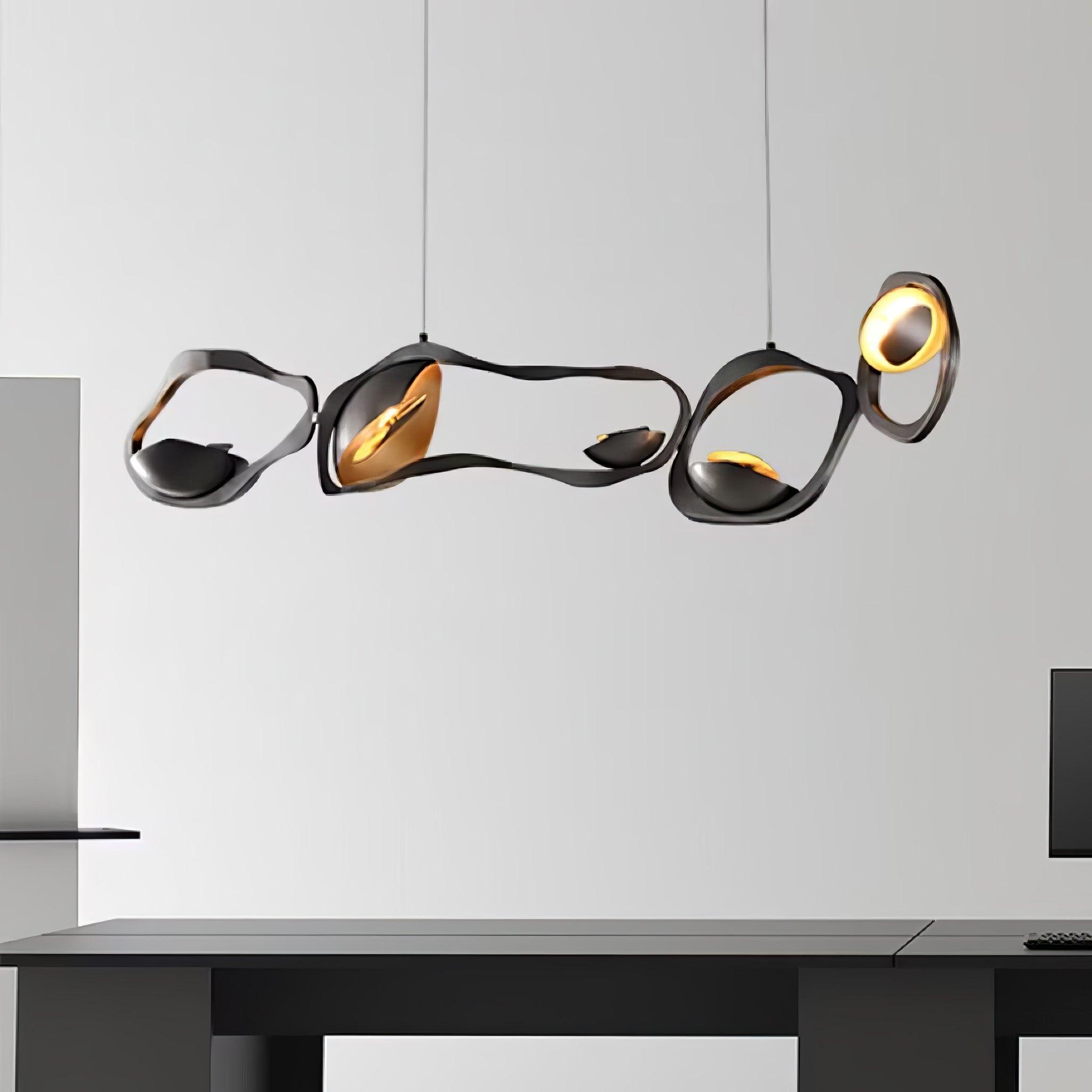 Lustra Suspension Lampe LED Artistique pour Salon