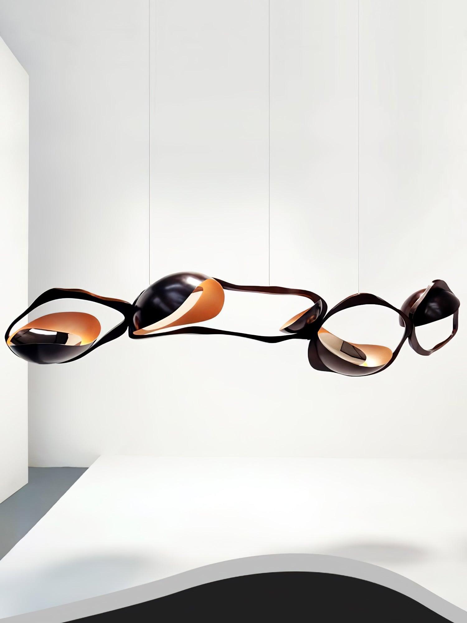 Lustra Suspension Lampe LED Artistique pour Salon