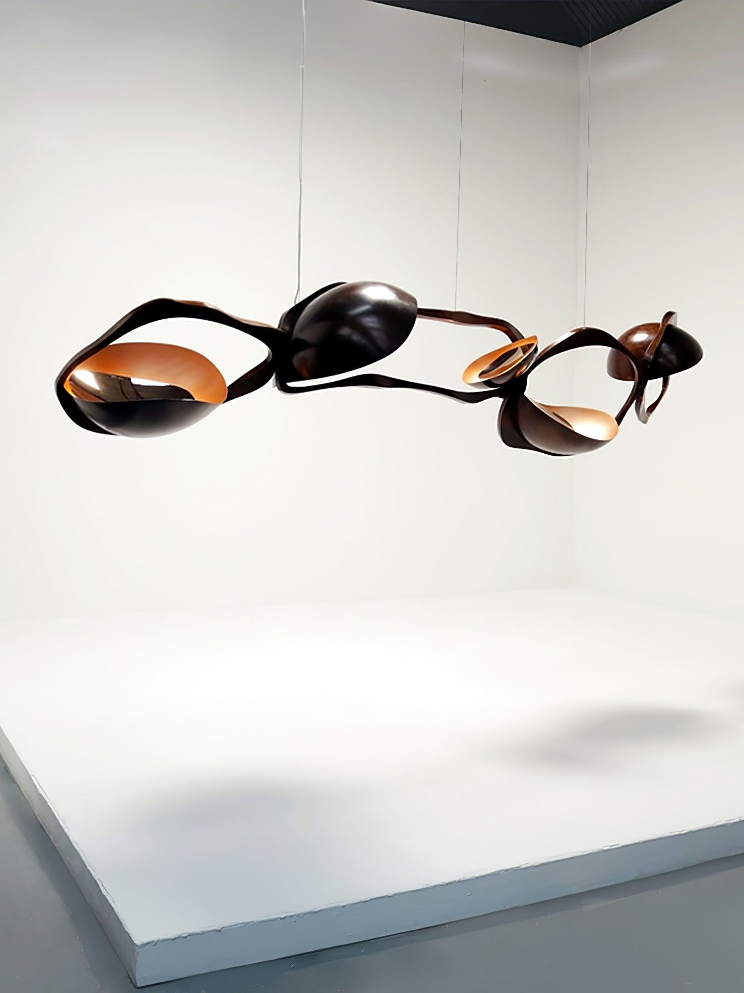 Lustra Suspension Lampe LED Artistique pour Salon